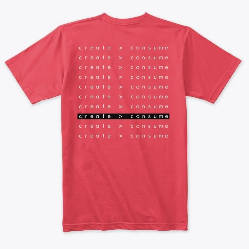 Create Over Consume Shirt